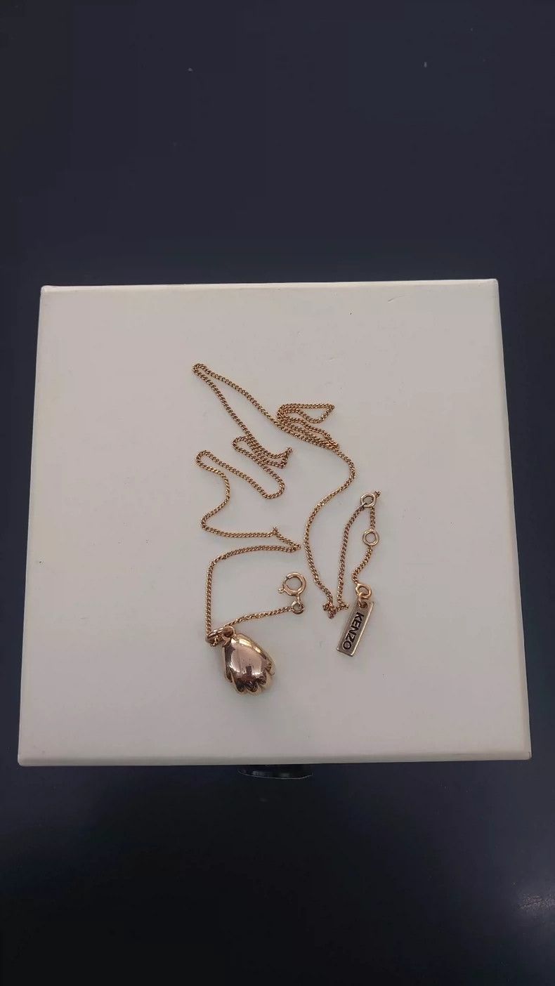 Kenzo KENZO Golden cat paw necklace for men and women Size ONE SIZE - 6 Thumbnail
