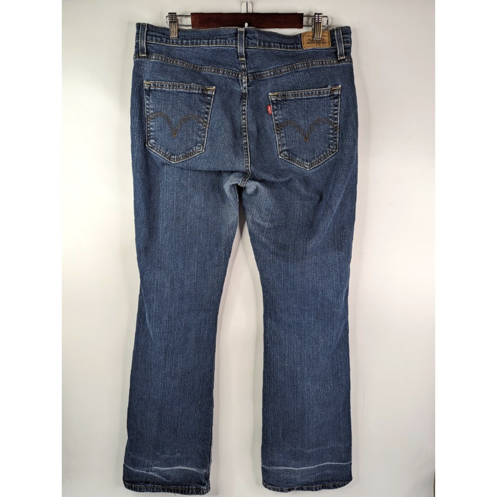 Levi's Levi's 529 Jeans Women Regular Bootcut Distressed Medium Wash Blue Size 16 Size 38" / US 16 / IT 52 - 6 Thumbnail