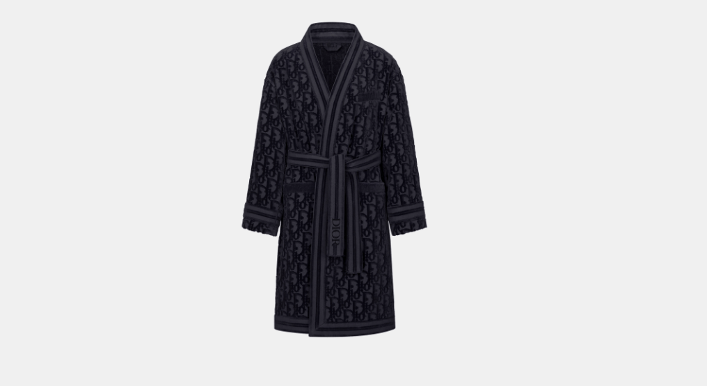 o1w1db10324 Bathrobe in Navy Blue