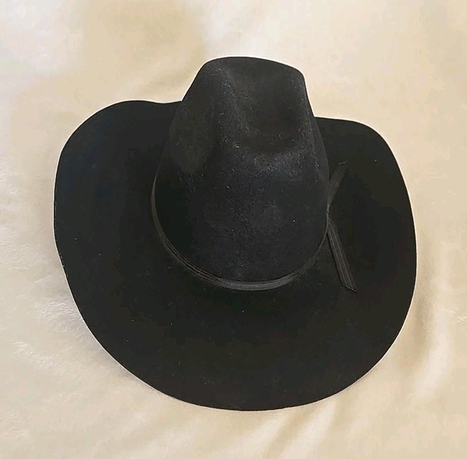 Other Vintage Car Lop Western Cowboy Hat Size 54 Leather Lining Size ONE SIZE - 6 Thumbnail