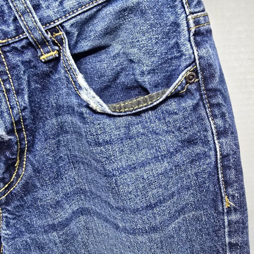 Aeropostale Men's Aeropostale Blue Driggs Slim Bootcut Jeans Waist 28 Size US 28 / EU 44 - 3 Thumbnail