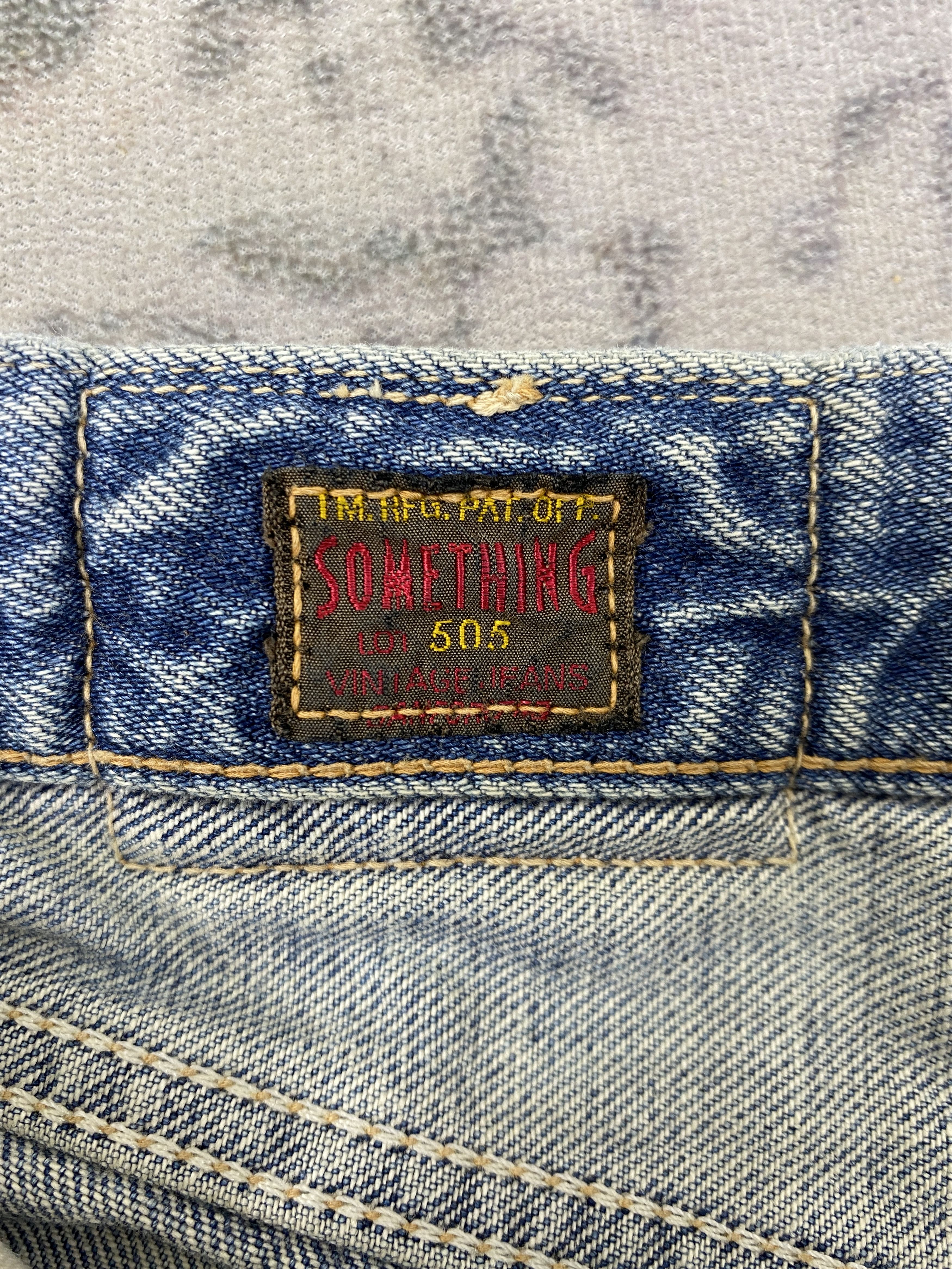 Japanese Brand Selvedge Vintage Something Jeans 29x31.5 Denim- JN3663 Size US 29 - 11 Thumbnail