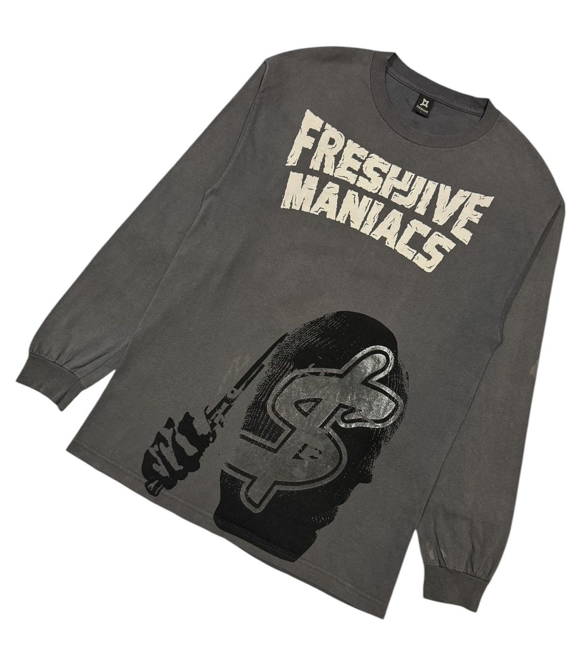 Freshjive × Vintage Vtg🔥Y2k Freshjive Manics Printed Skate Culture L/S Tee Size US L / EU 52-54 / 3 - 6 Thumbnail