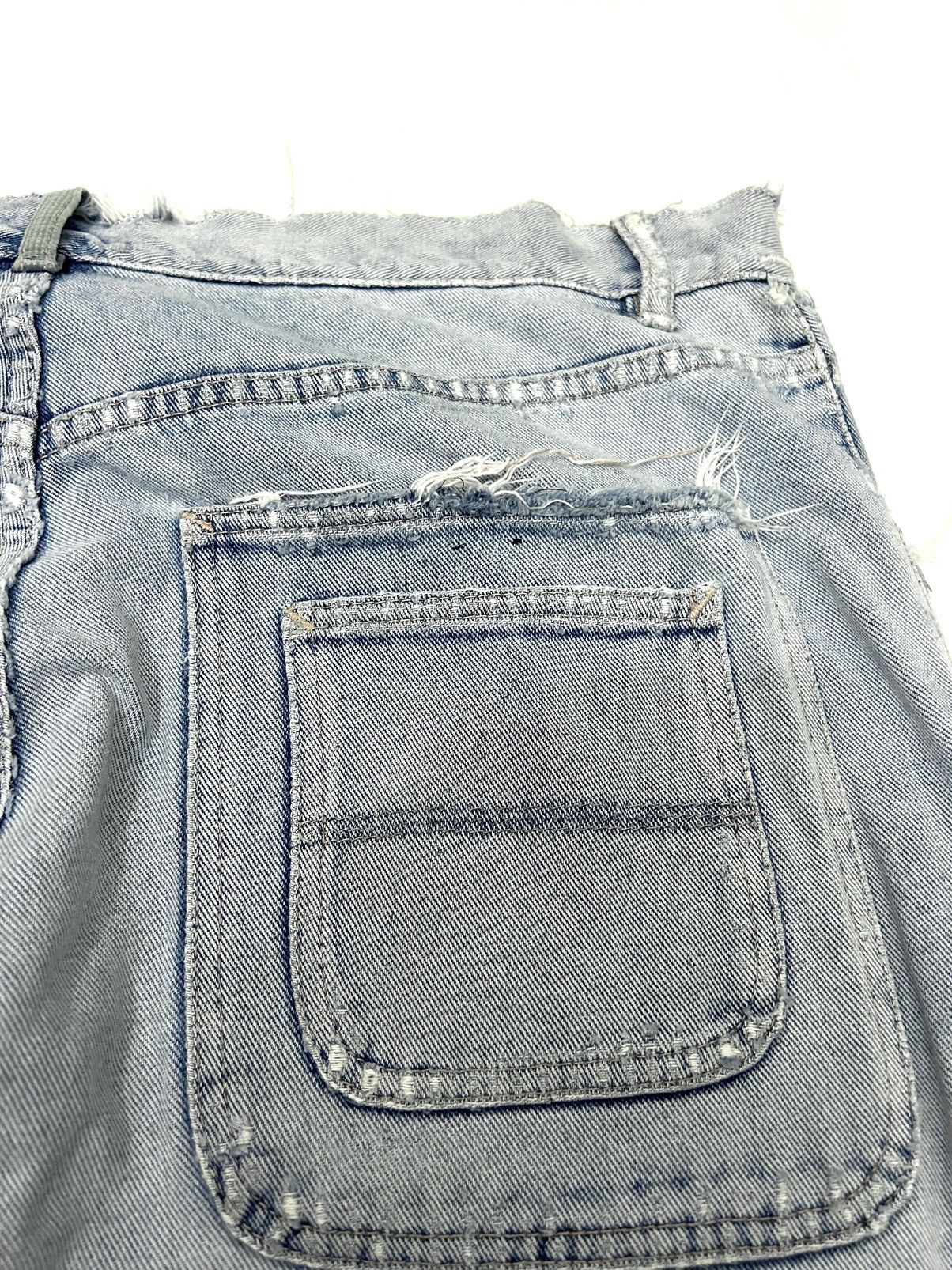 Marc Buchanan × Pelle Pelle Pele Pele Marc Buchanan Distressed Beggy Jeans Size US 36 / EU 52 - 9 Thumbnail