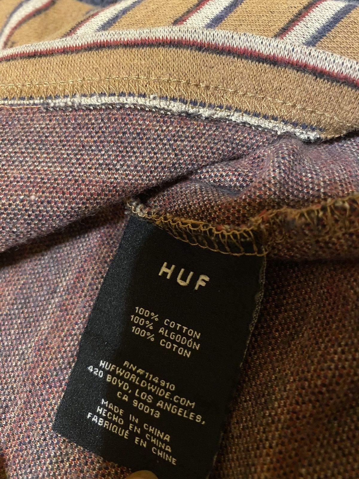 Huf Huf T shirt Size US XL / EU 56 / 4 - 2 Thumbnail