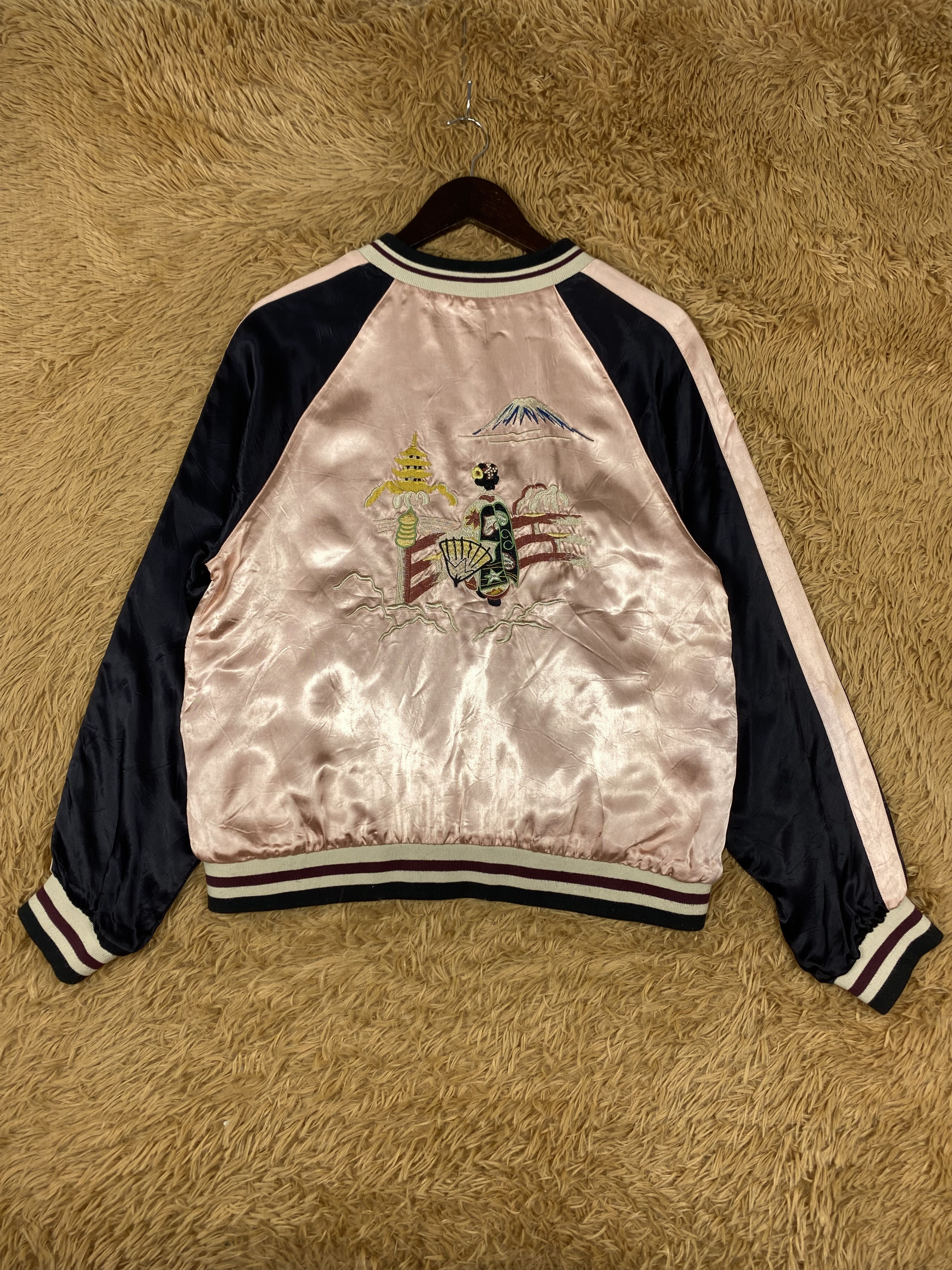 Zara Vintage Zara Sukajan Varsity Jacket DJ1089 Size S / US 4 / IT 40 - 2 Thumbnail