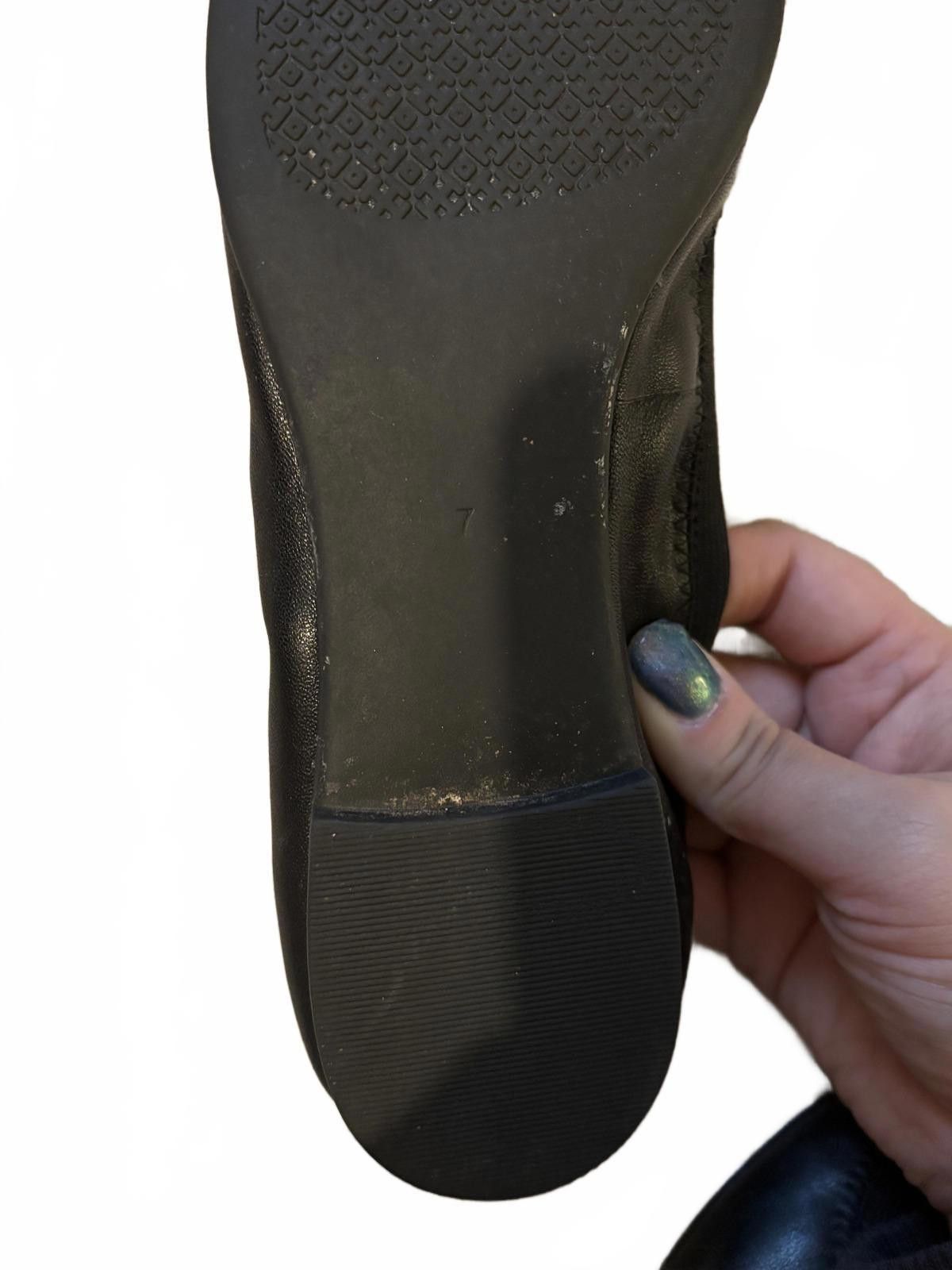 Other Tory Burch Black Leather Ballet Flats with Logo Accent sz 7 Size US 7 / IT 37 - 8 Thumbnail