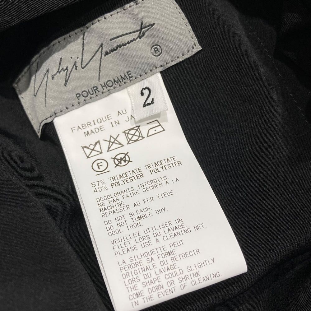 Yohji Yamamoto Yohji Yamamoto pour homme/ 25SSTA TUXEDO WRAP