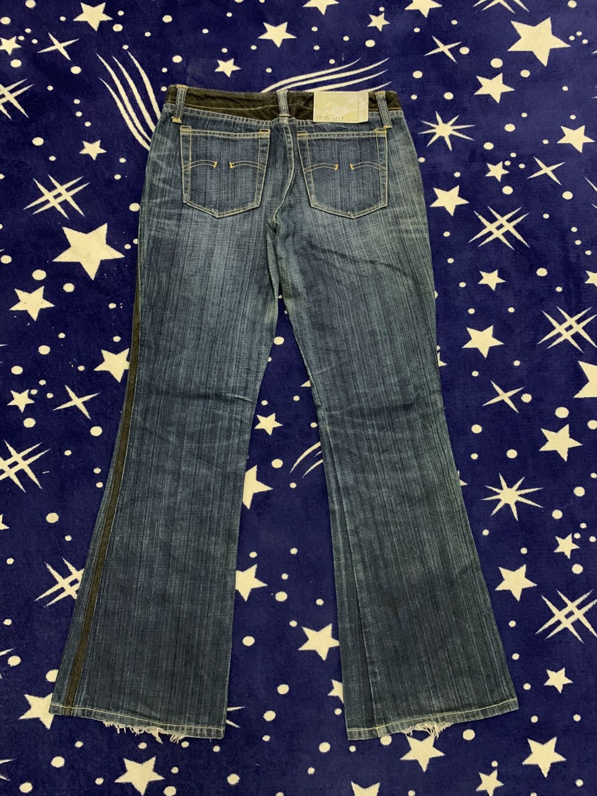 G-Star G-Star Raw Panel Flare Denim Rare Y2K Grail Size 29" - 2 Thumbnail