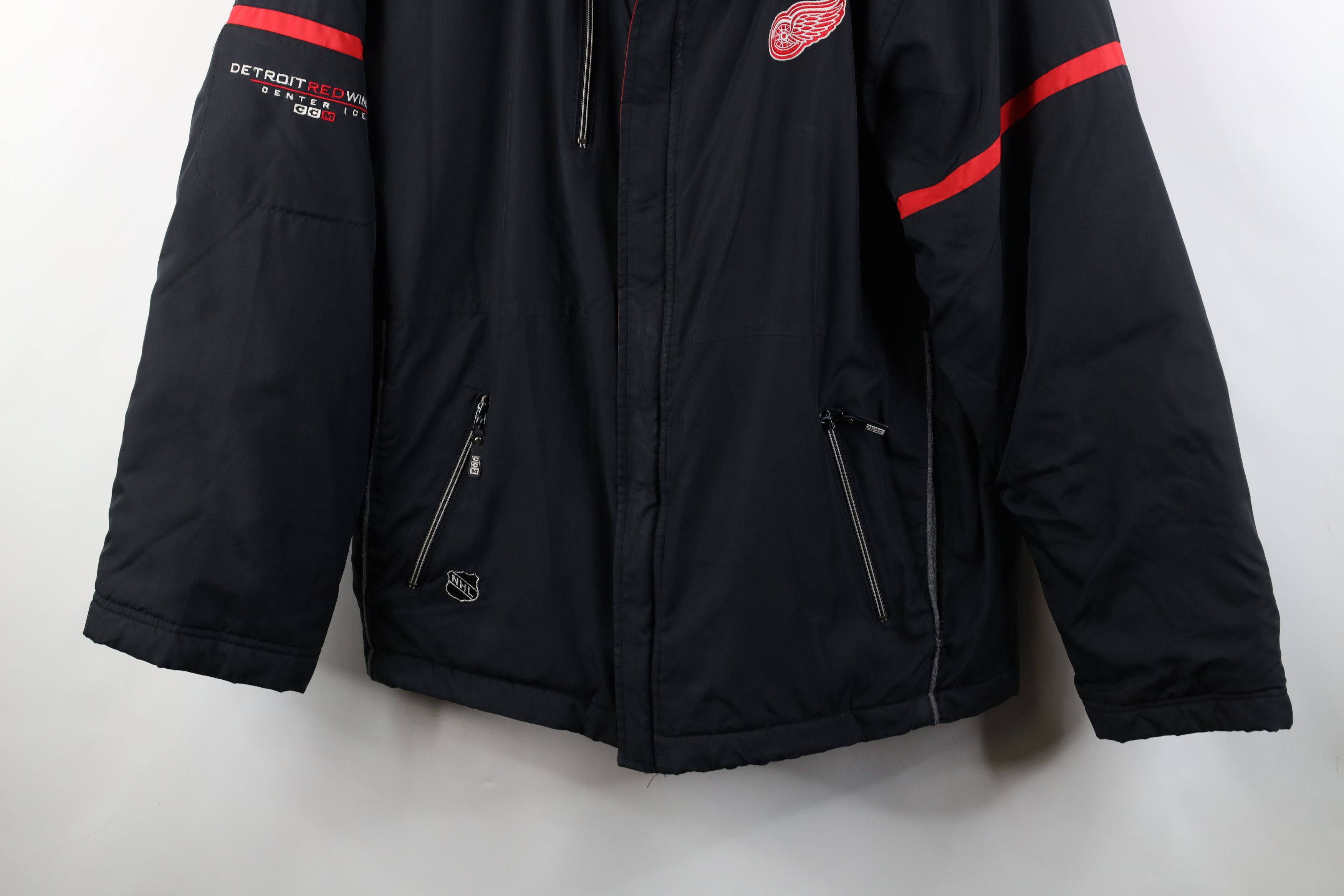 Vintage Vintage CCM Hockey Detroit Red Wings Hockey Jacket Black Size US M / EU 48-50 / 2 - 3 Thumbnail