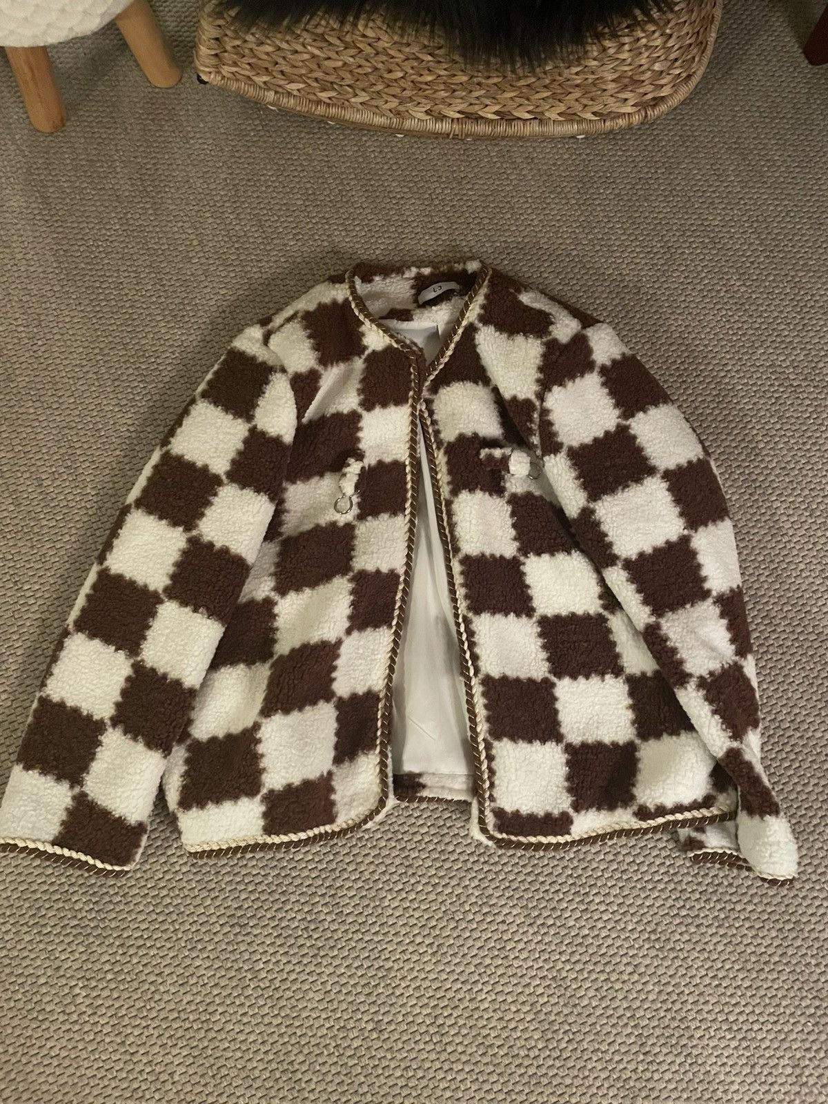 Vintage Unbranded Checkered Jacket Size US L / EU 52-54 / 3 - 1 Thumbnail