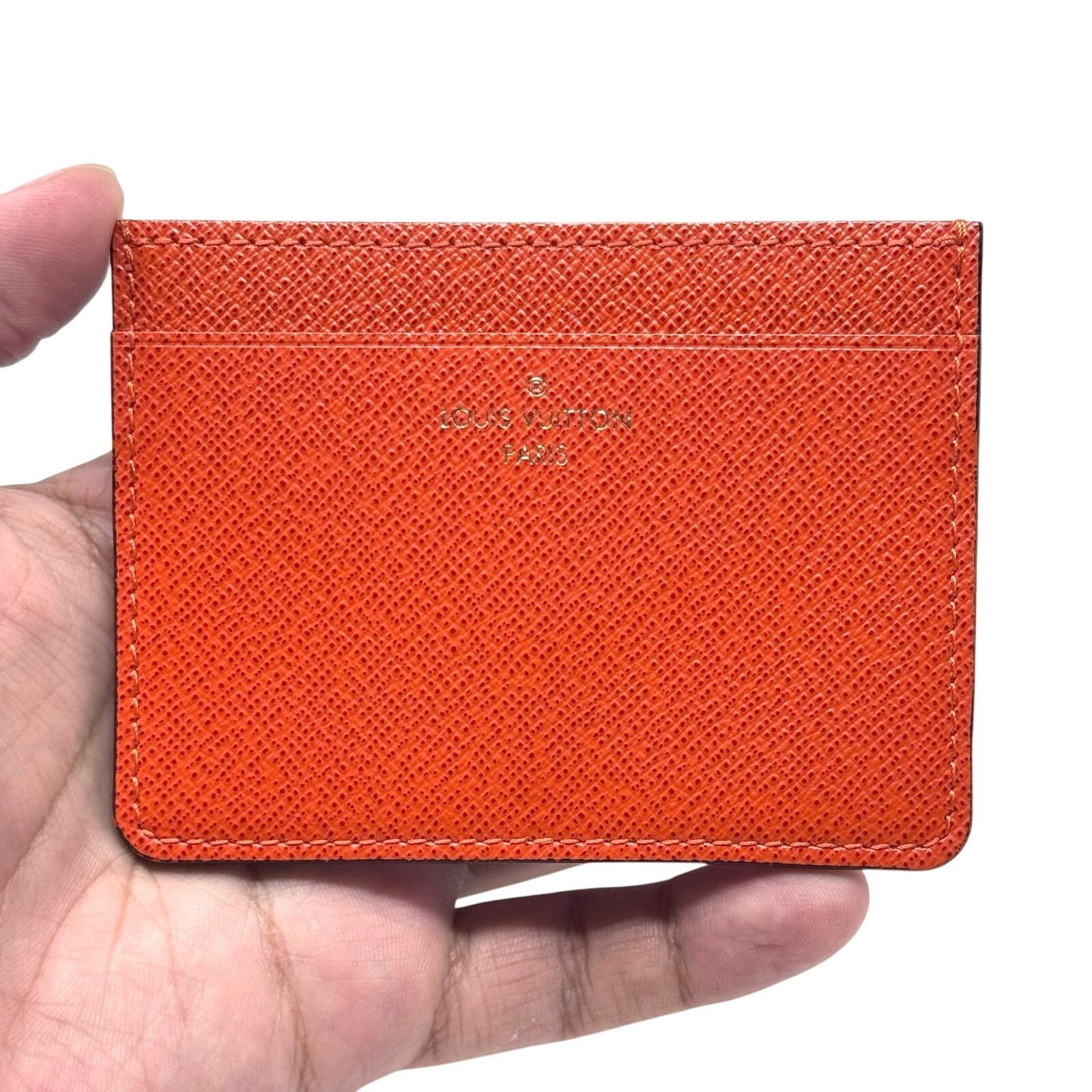 Louis Vuitton Louis Vuitton Orange Cardholder Wallet Size ONE SIZE - 3 Thumbnail