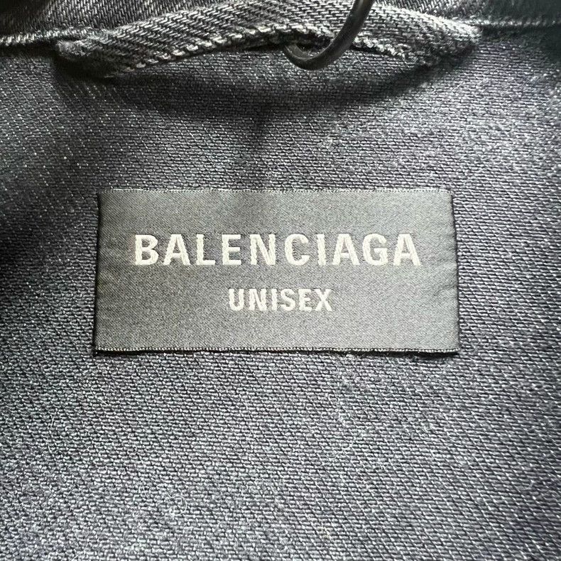 Balenciaga Balenciaga Full-printed lock denim jacket Size US S / EU 44-46 / 1 - 3 Thumbnail