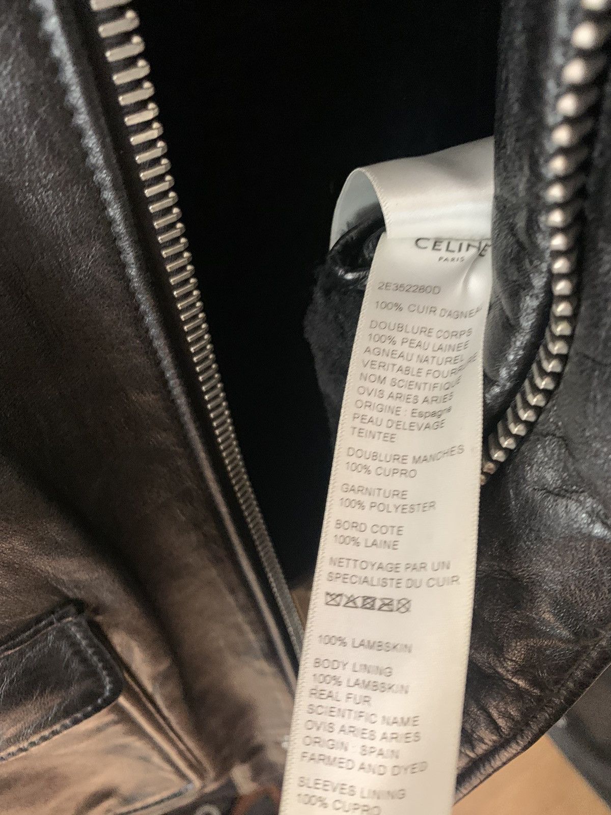 Celine Celine 2019FW Shearling Lambskin leather jacket Size US M / EU 48-50 / 2 - 5 Thumbnail