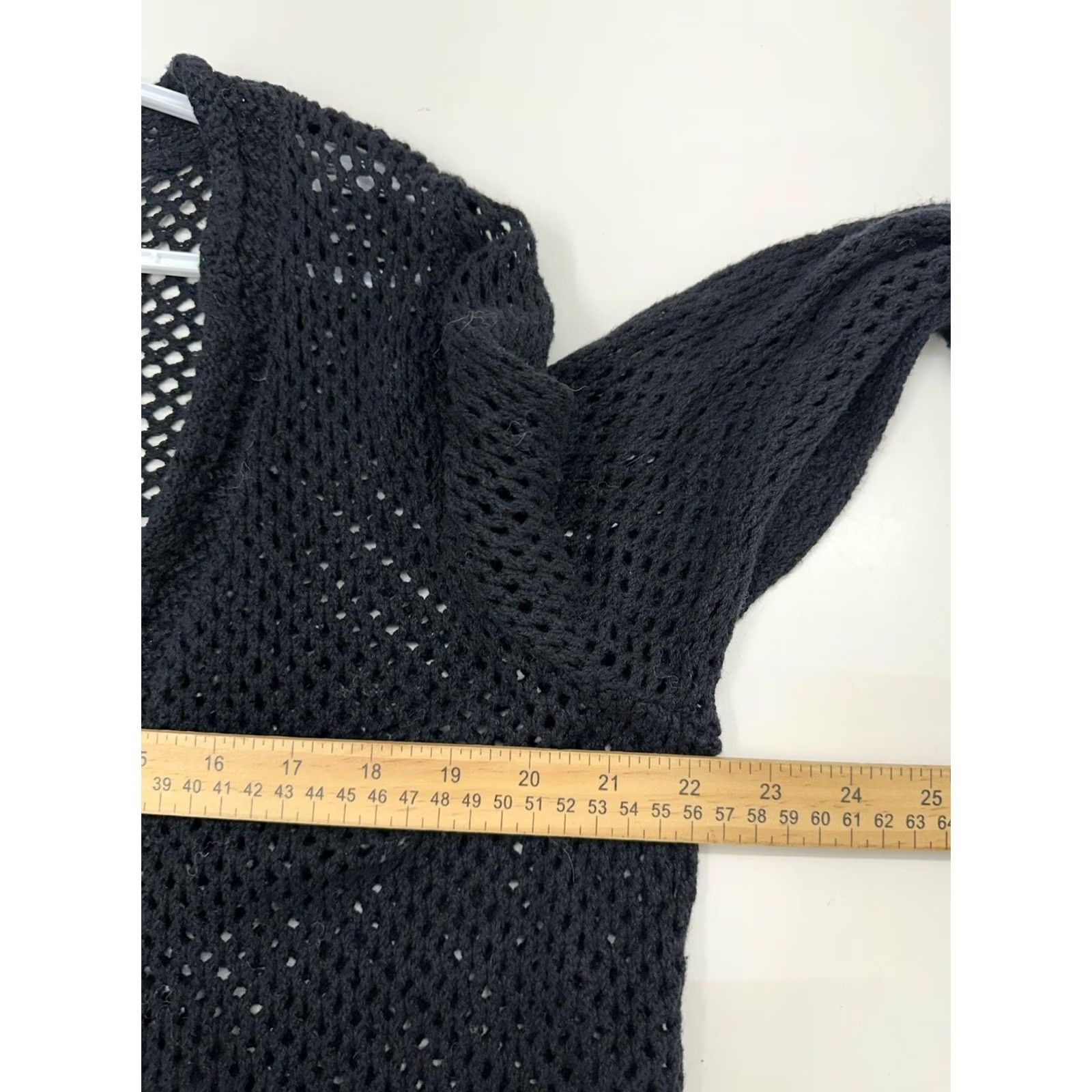 Vintage Sag Harbor Cardigan Sweater Open Front Black Womens XL Knit Open-Knit Pullover Cardigan Casual Business Size L / US 10 / IT 46 - 7 Thumbnail
