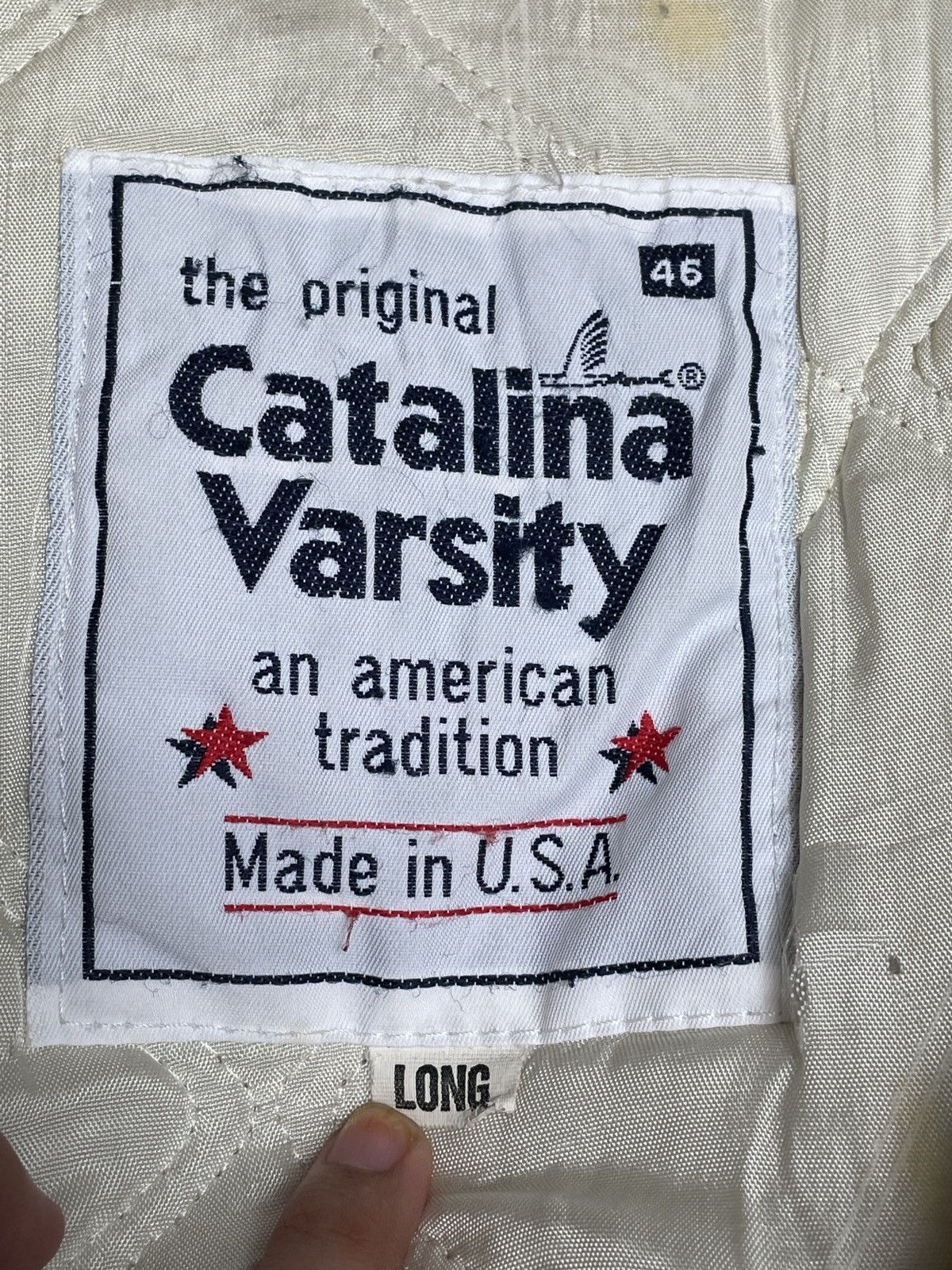 Catalina × Vintage Vintage Brand Catalina Made In Usa Varsity Jacket 1980s Size US M / EU 48-50 / 2 - 9 Thumbnail