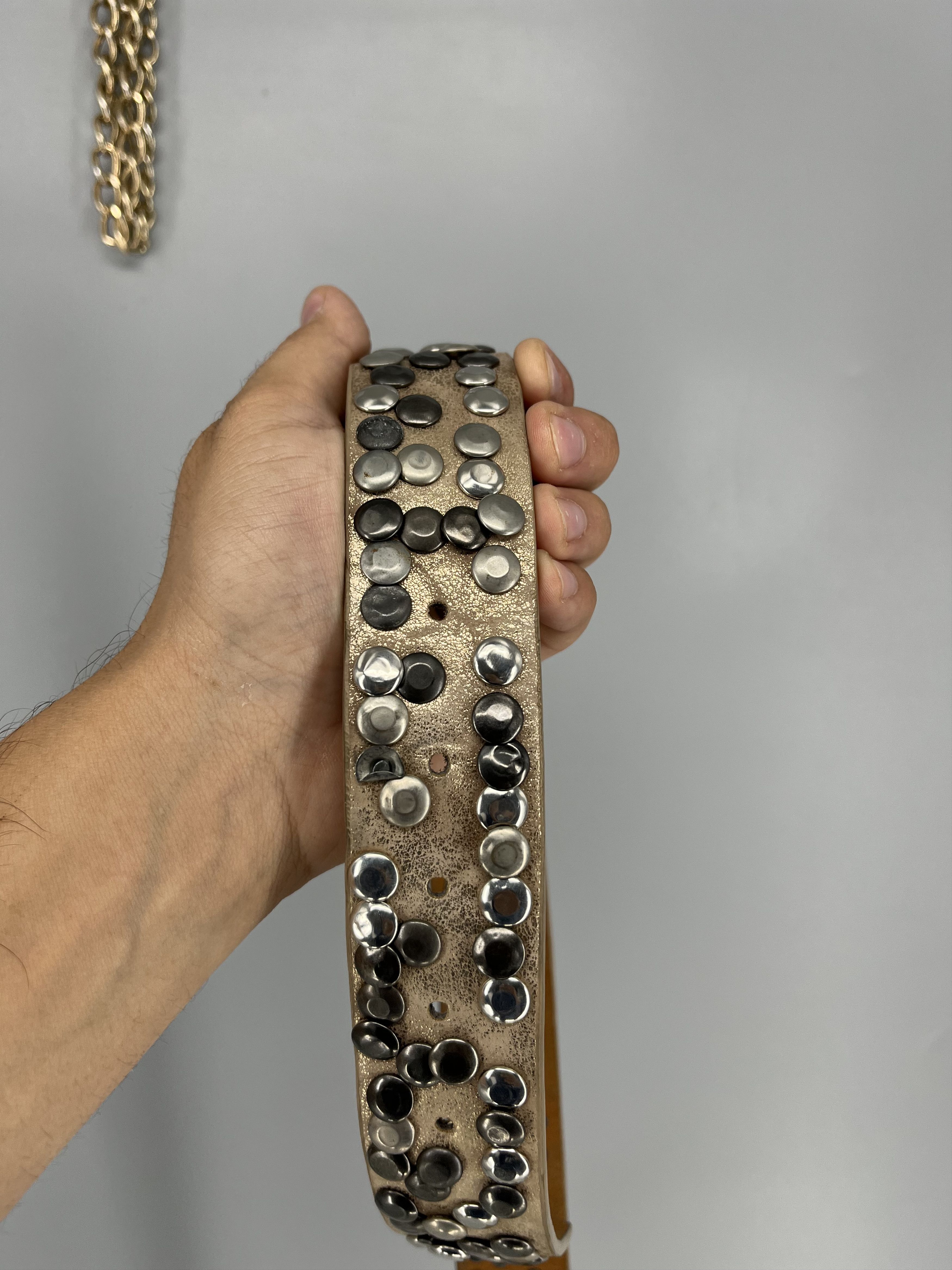 Vintage Vintage 90s Punk Belt Leather Band Rock Y2K 90s Y2K Size ONE SIZE - 10 Thumbnail