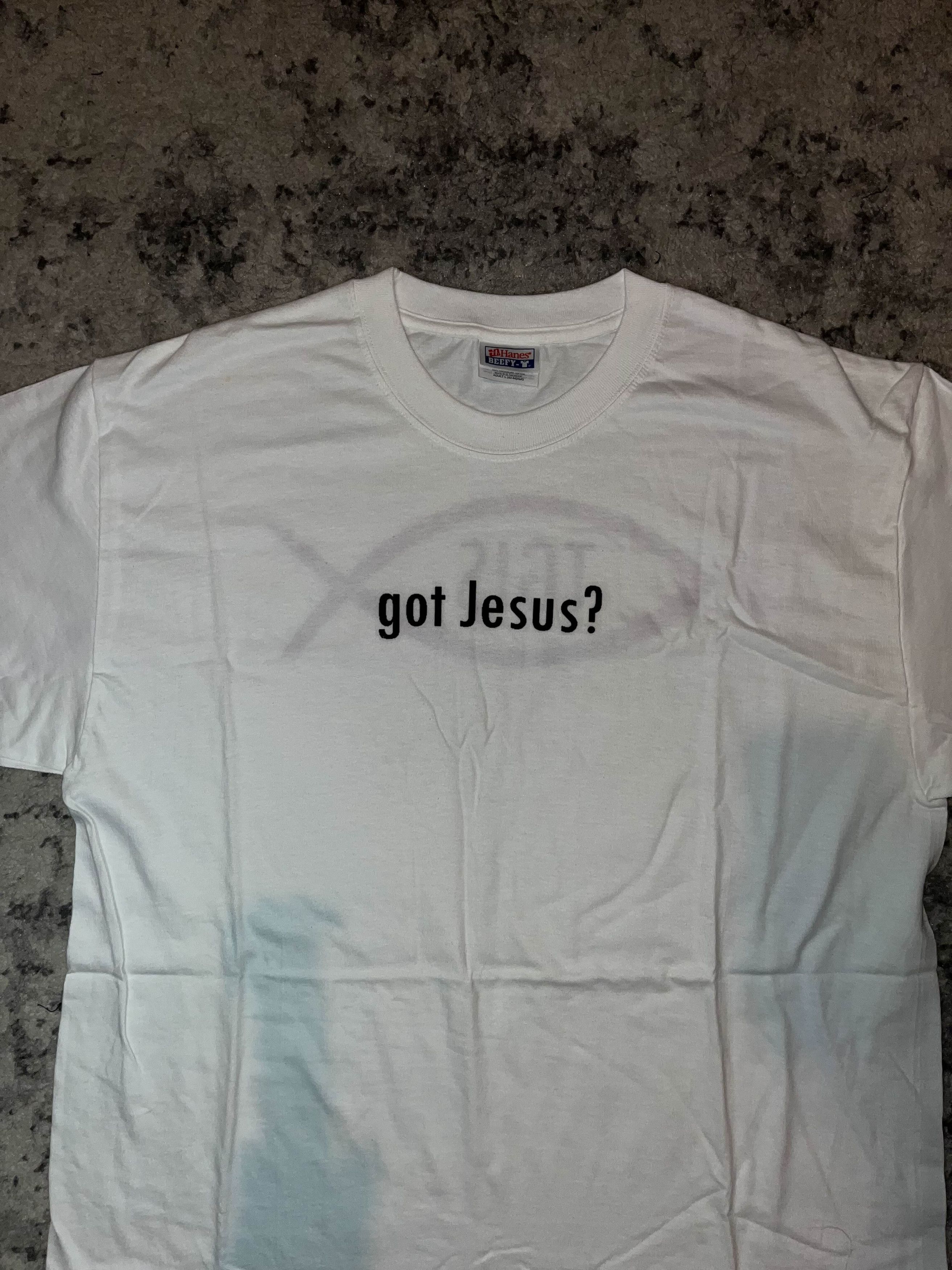 Vintage Vintage 90s Got Jesus? Shirt Size US L / EU 52-54 / 3 - 2 Thumbnail