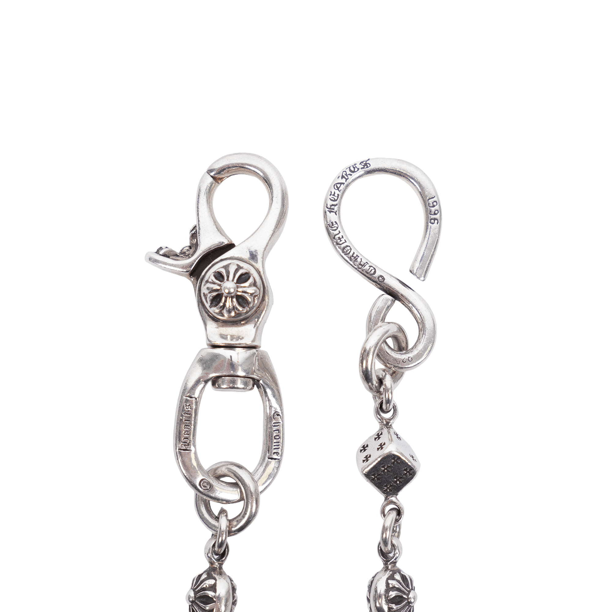 Chrome Hearts Chrome Hearts Dice Wallet Chain Extra Long 26 Link Size ONE SIZE - 2 Thumbnail