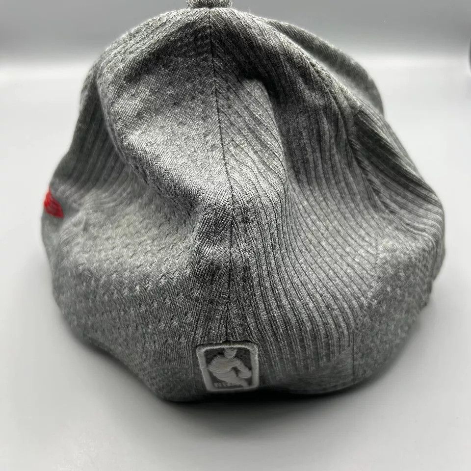 New Era Chicago Bulls Hat Men M-L Gray Stretch Fitted Cap New Size ONE SIZE - 7 Thumbnail
