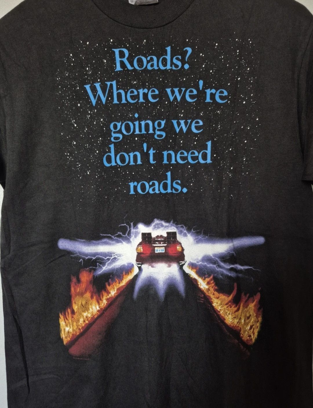 Hanes Vintage back To The Future Roads Movie Promo T Shirt Size M Size US M / EU 48-50 / 2 - 2 Thumbnail