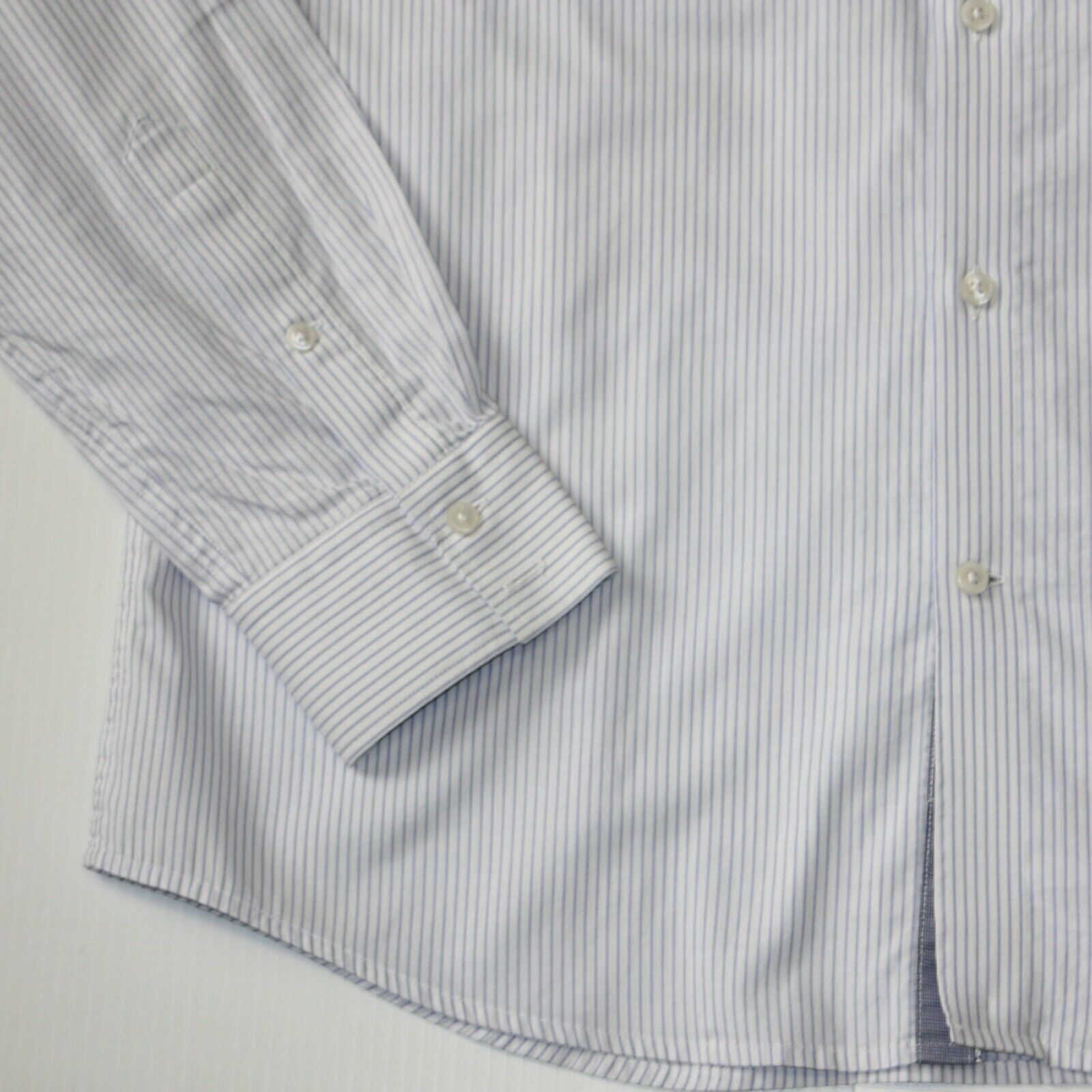 Mexx Metropolitan Regular Fit Men's Stripe Dress Shirt size XL Size US XL / EU 56 / 4 - 3 Thumbnail