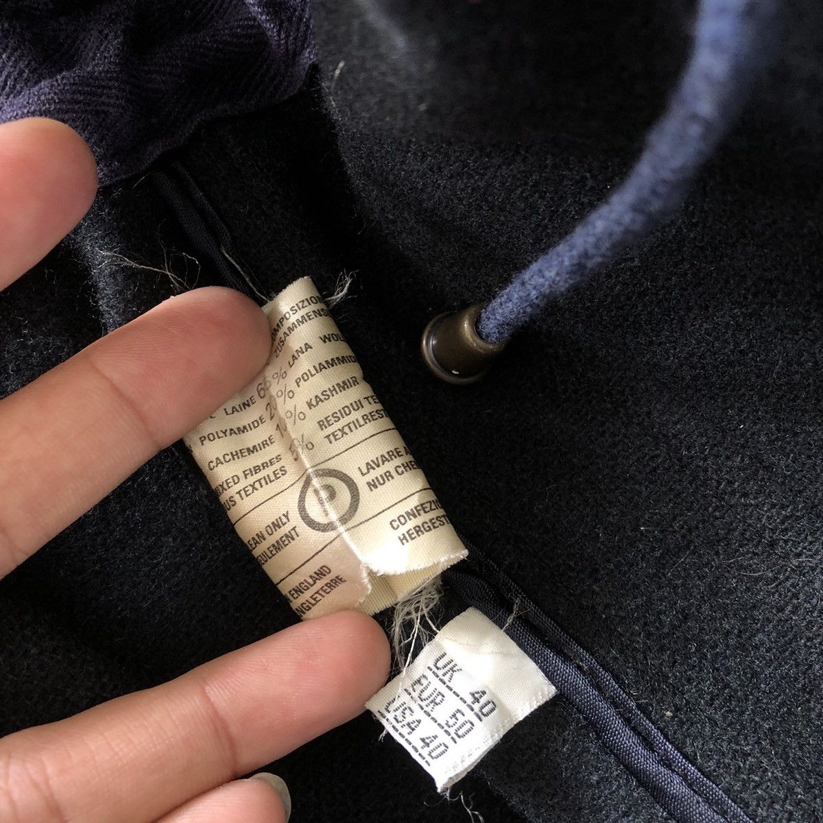 Original Montgomery MONTGOMERY Duffle Wool Hooded Coat Size US M / EU 48-50 / 2 - 10 Thumbnail