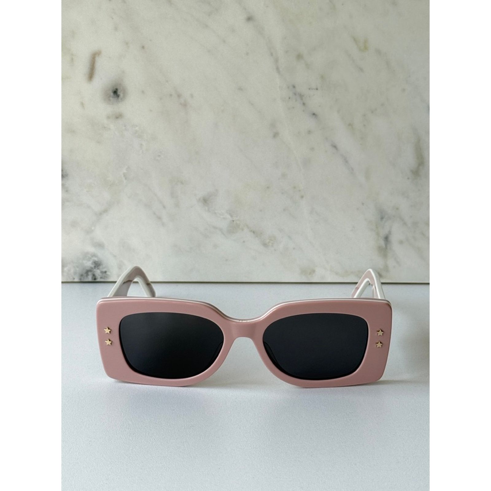 Dior NEW Dior Pacific S1U Logo Sunglasses in Mauve Powder Pink Size ONE SIZE - 7 Thumbnail