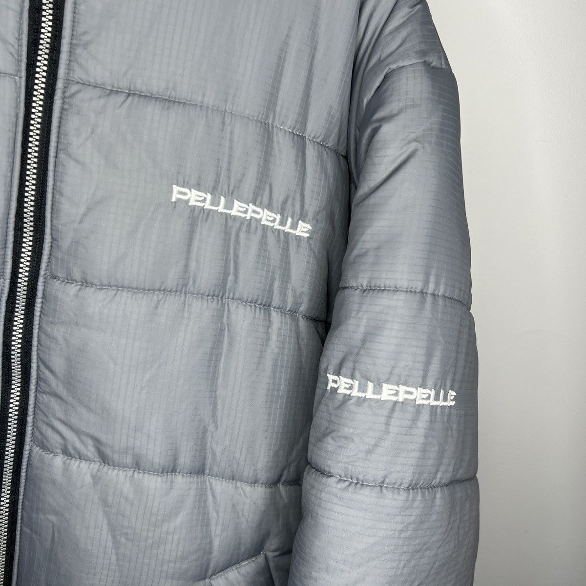 Pelle Pelle × Vintage Vintage 90s Pelle Pellle Puffer Reversible Jacket Grey Y2K Size US XL / EU 56 / 4 - 6 Thumbnail