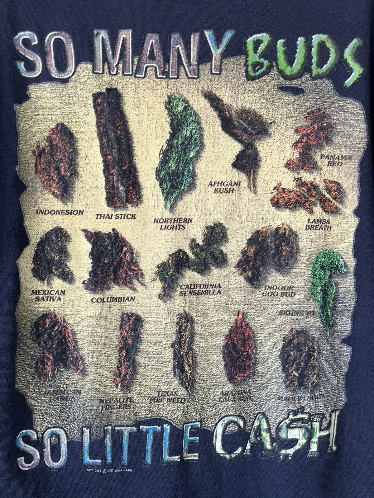 Vintage So Many Buds So Little Cash t- shirt 1999’s Size US L / EU 52-54 / 3 - 2 Thumbnail