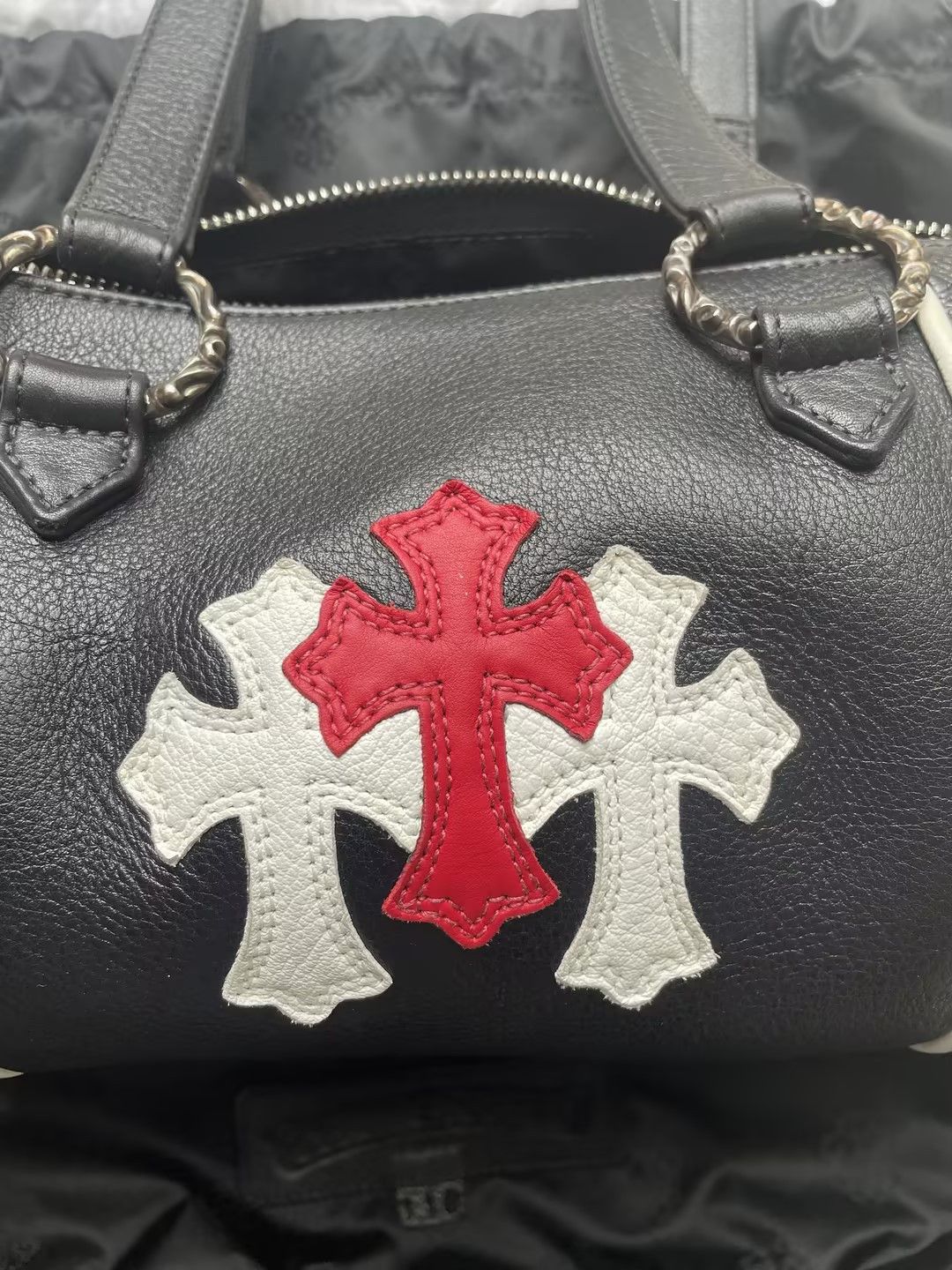 Chrome Hearts Chrome Hearts Small Leather Boston Duffel Bag Size ONE SIZE - 5 Thumbnail