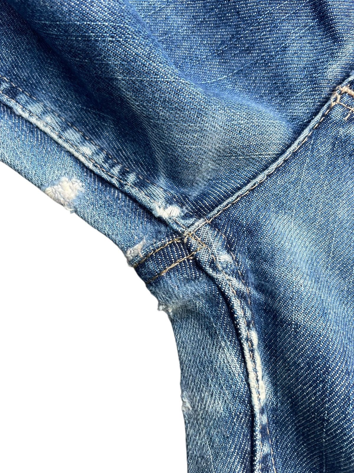 agnes b. Vintage Agnes B Distresed Denim Size US 31 - 4 Thumbnail
