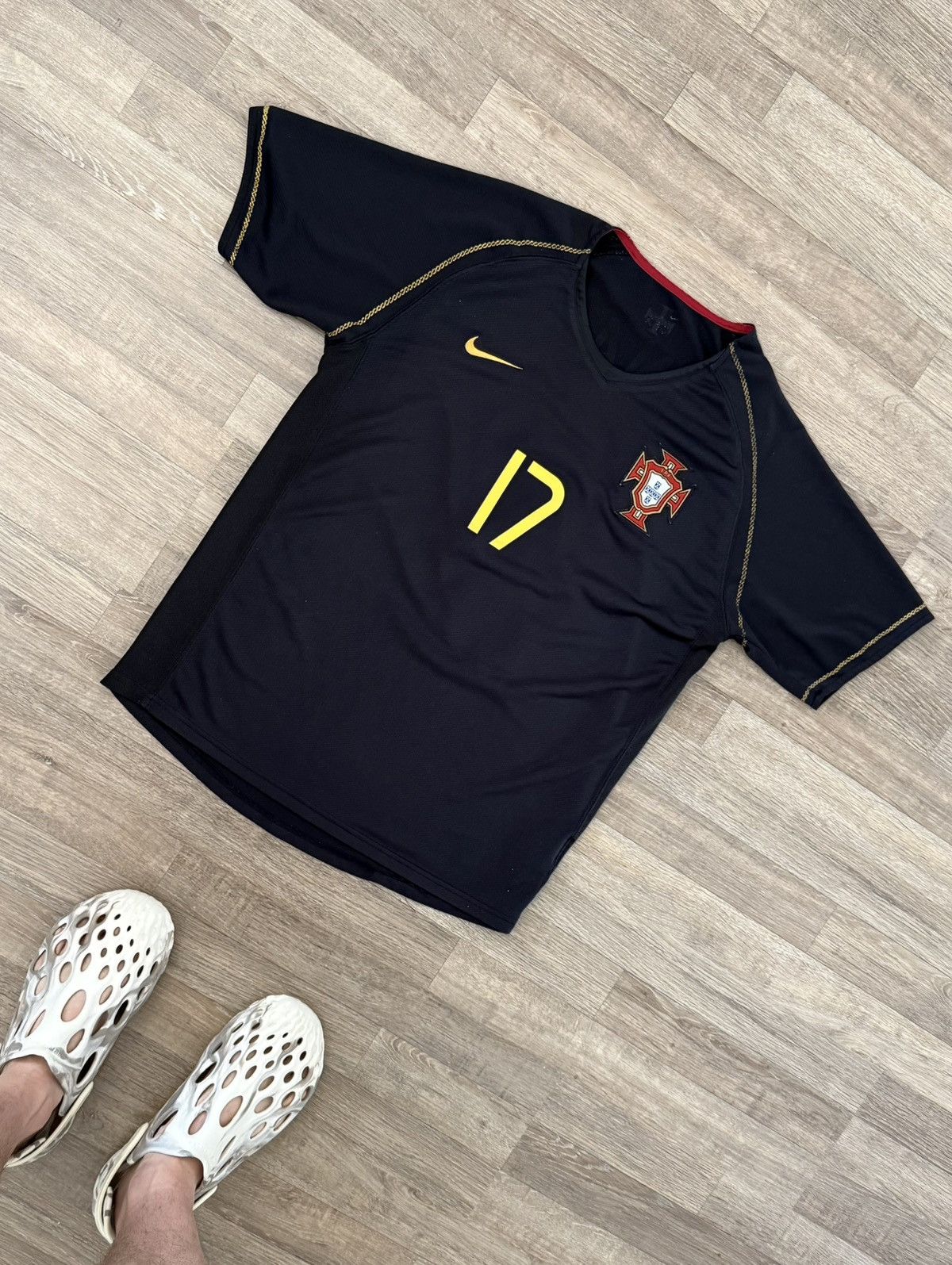 Portugal 2006 Ronaldo 17 Soccer Blokecore Football Jersey