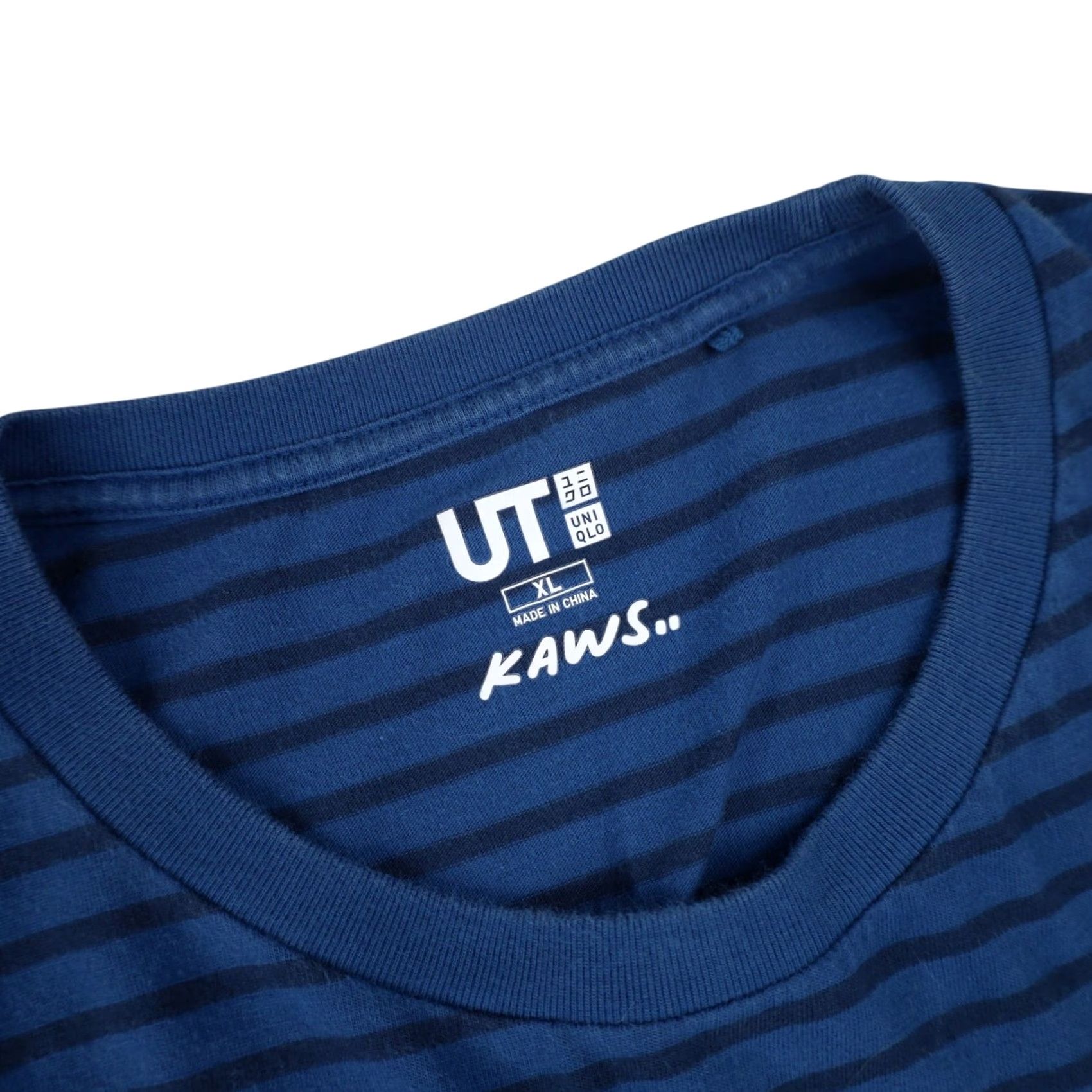Uniqlo Uniqlo x Kaws Elmo Stripe T Shirt Blue XL Mens Reg Size Size US XL / EU 56 / 4 - 5 Thumbnail
