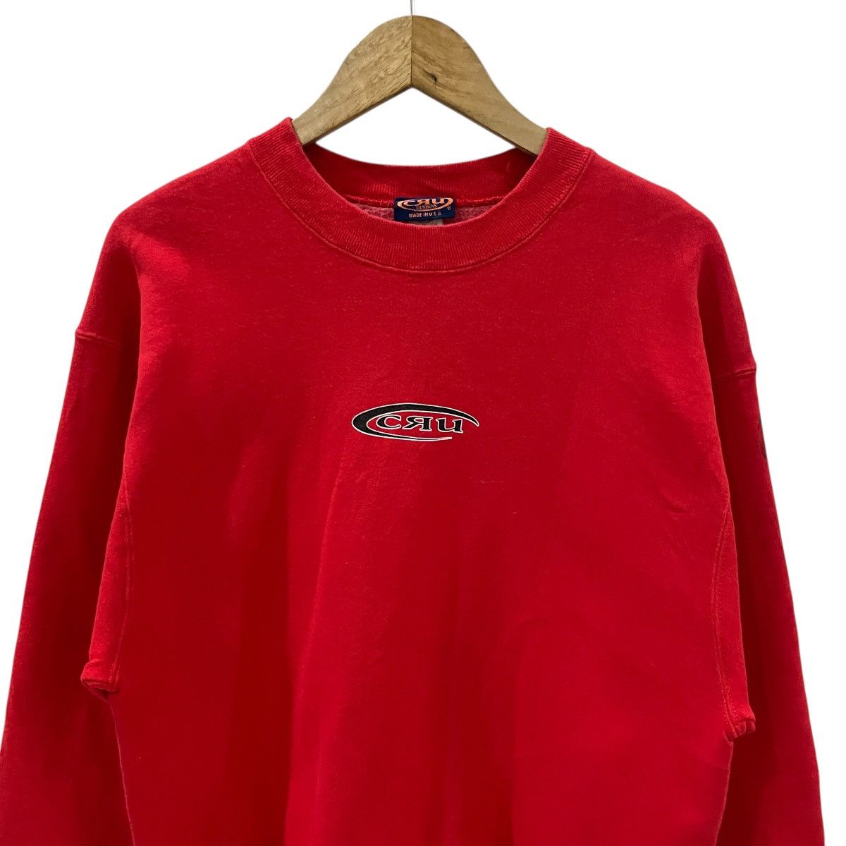 Vintage Vintage 90s Cru Design Beach Surfing Pullover Seeatshirt Size US M / EU 48-50 / 2 - 4 Thumbnail