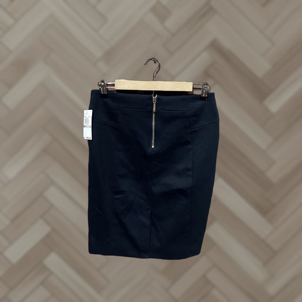 Michael Kors Michael Kors Womens Skirt Blue NWT Pull On A-line Size 8 Size 30" / US 8 / IT 44 - 1 Thumbnail