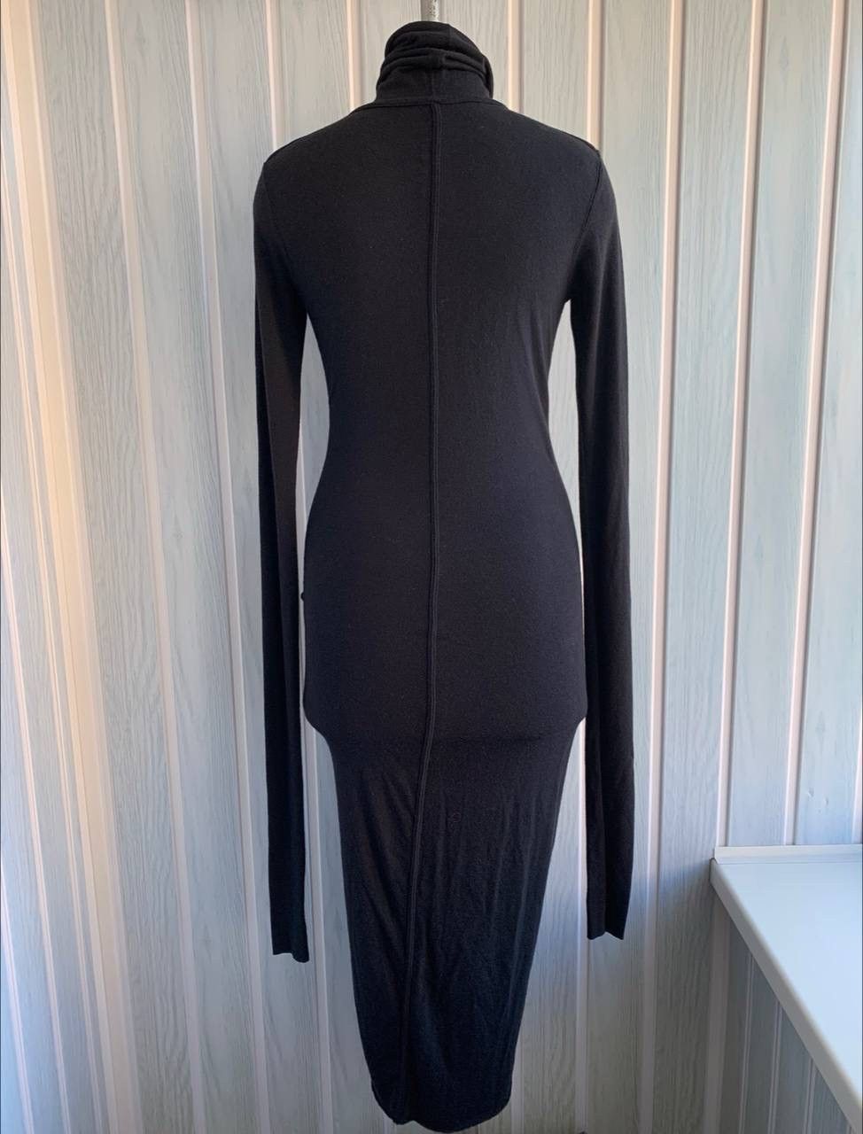 Rick Owens Rick Owens Lilies Black Angora Wool Blend Turtleneck Dress Size M / US 6-8 / IT 42-44 - 3 Thumbnail