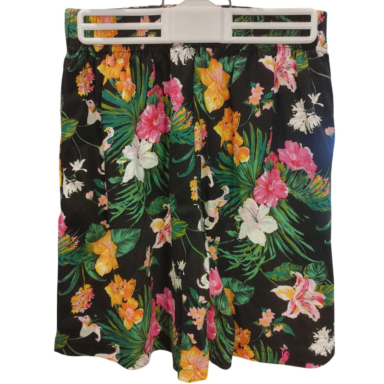 Other VTG In Resource Women M Black/MultiColor Floral Pencil Skirt Size 28" / US 6 / IT 42 - 2 Thumbnail