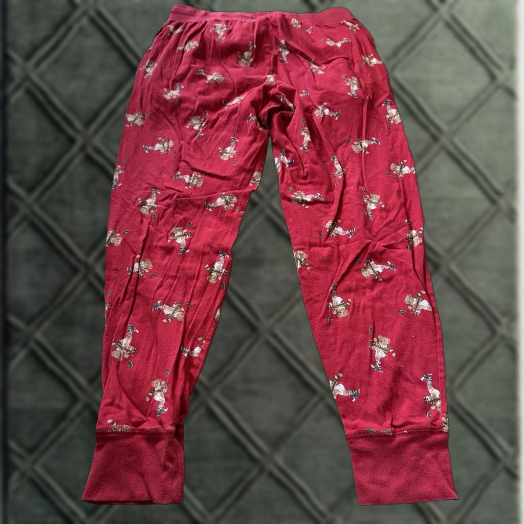 Polo Ralph Lauren Polo Ralph Lauren Pajama Pants Bear Skiing Red Men’s Lounge Size M Size US M / EU 48-50 / 2 - 1 Thumbnail