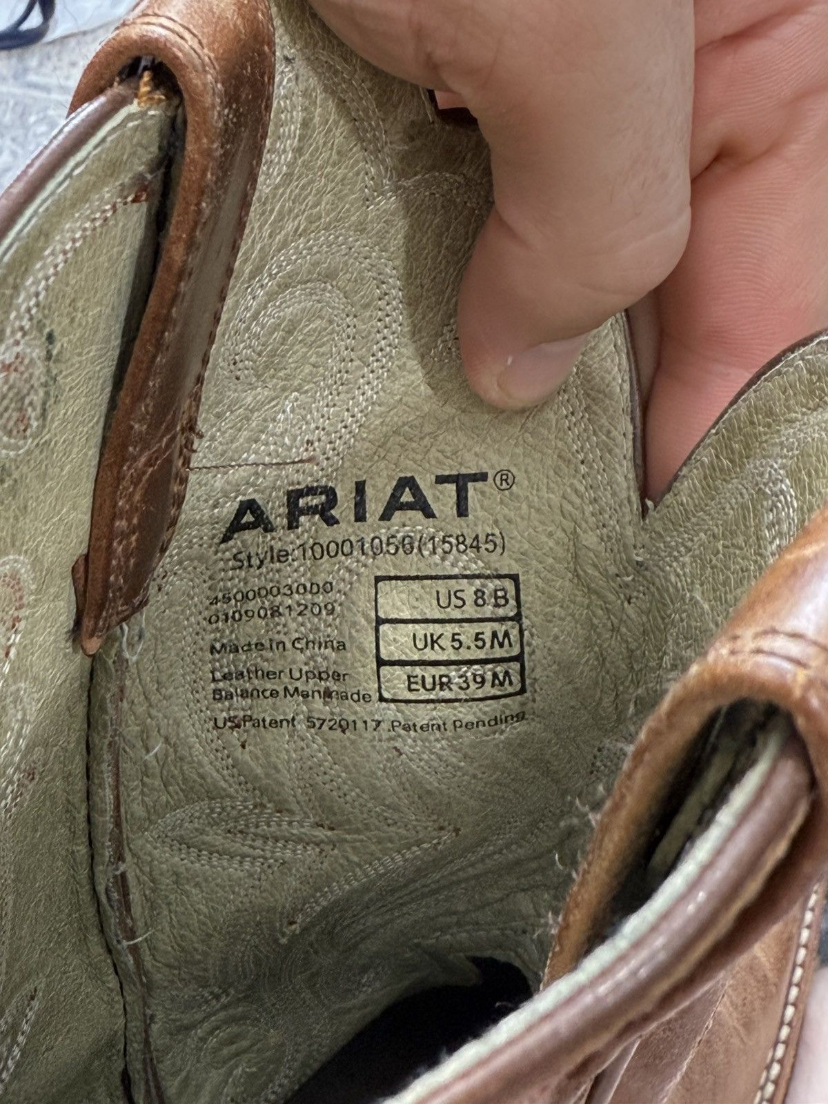 Cowboy Equipment 💥Rare! Vintage Ariat Western Leather Cowboy Boots Size US 8 / EU 41 - 10 Thumbnail