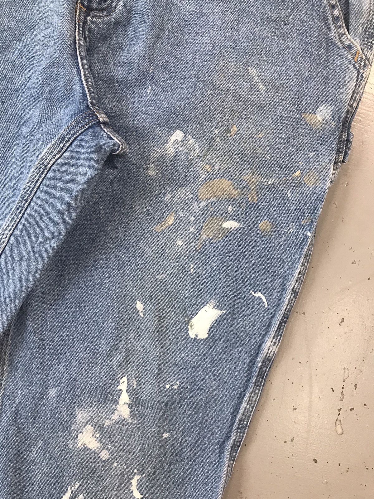 Carhartt Vintage Carhartt B13 STW painted dusty carpenter denim Size US 36 / EU 52 - 7 Thumbnail