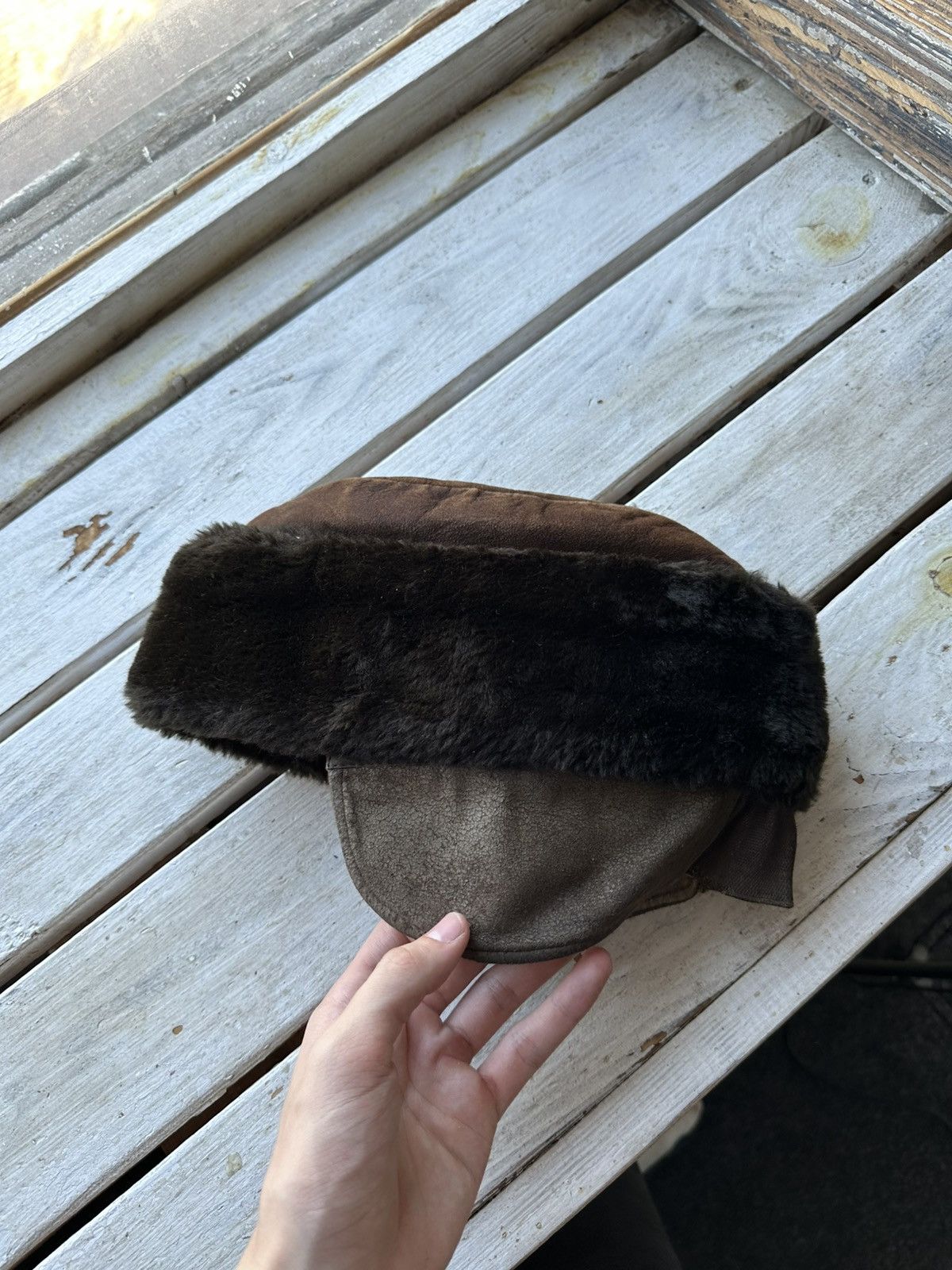Other 🚨Y2K American Vintage Fur Fuzzy Hat Ushanka Beauty Beast Size ONE SIZE - 2 Thumbnail