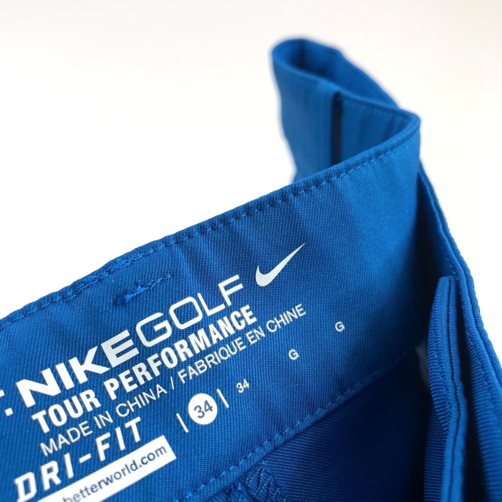 Nike Nike TOUR PERFORMANCE 34 Chino Shorts Blue Flat Front 10.5" Inseam 11" Regular Waist 34 Men Shirts/Shorts? Size US 34 / EU 50 - 7 Thumbnail
