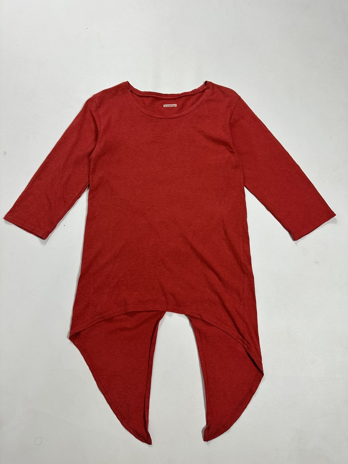 Japanese Brand × Kapital Rare!!! Kapital Asymmetric Punk Style Tshirt 3/4 sleeve Size M / US 6-8 / IT 42-44 - 4 Thumbnail