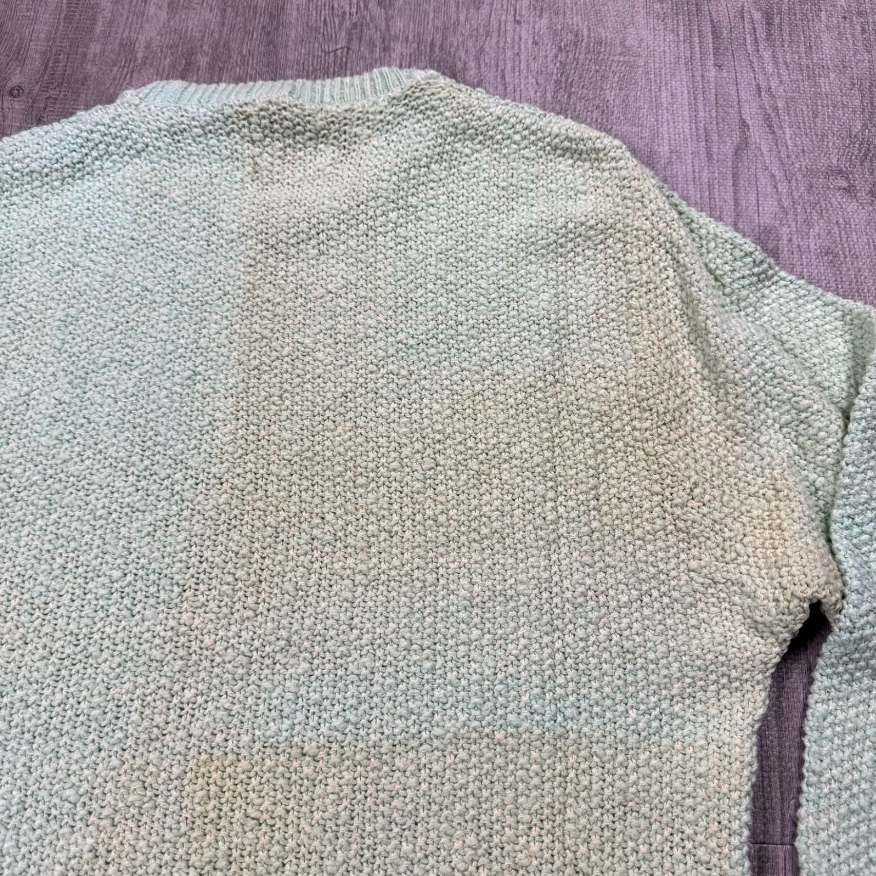 Vintage Vintage Nick Danger Chunky Knit Cotton Sweater Men's Green Turtleneck Pullover All Seasons SZ M Size US M / EU 48-50 / 2 - 8 Thumbnail