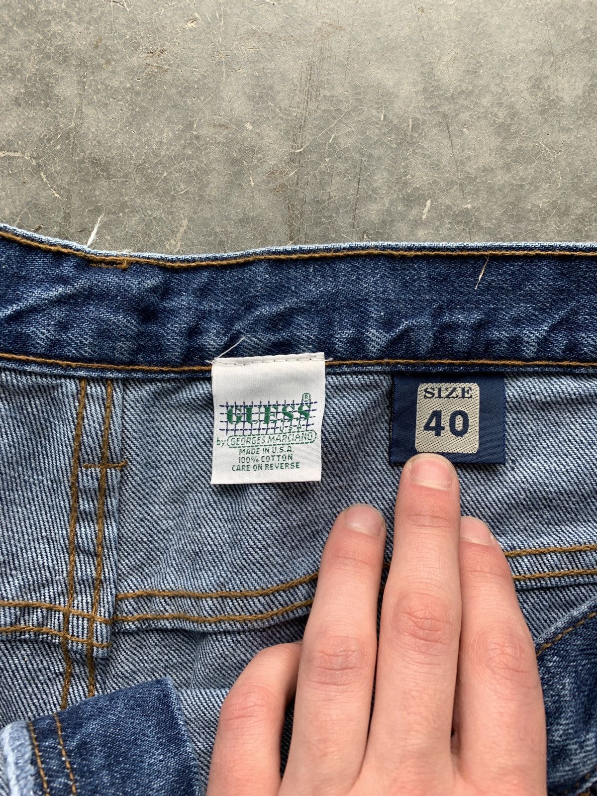 Guess × Southpole × Vintage Vintage Y2K Guess Carpenter Jeans Baggy Fit Size US 38 / EU 54 - 6 Thumbnail