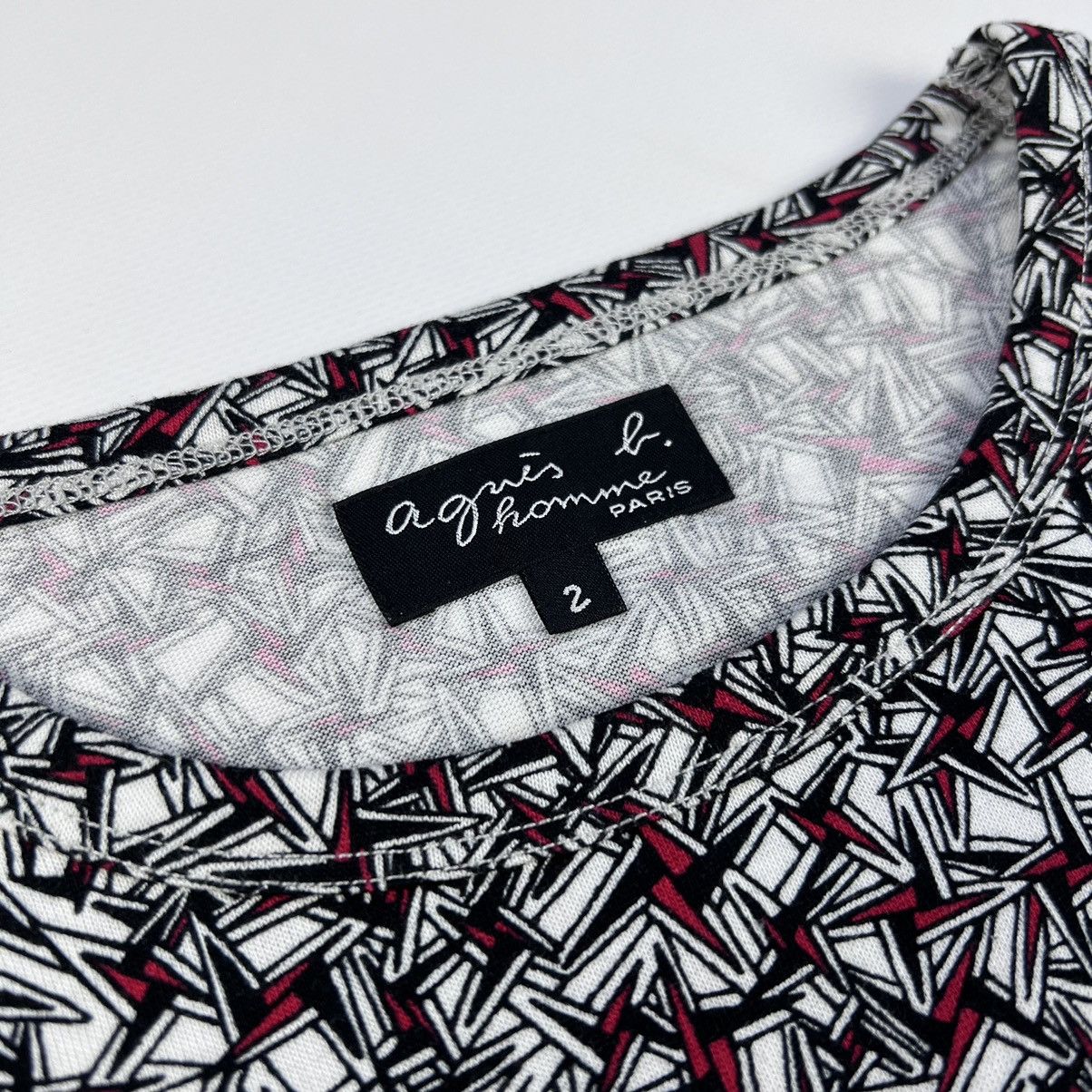 Designer × agnes b. Agnes B. Homme Paris geometric print tee Size US M / EU 48-50 / 2 - 3 Thumbnail