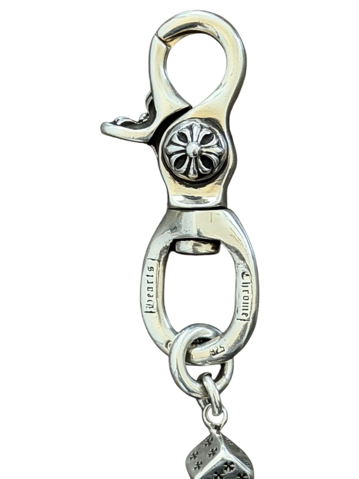 Chrome Hearts Dice Crossball Double Lobster Clasp Wallet Chain Size ONE SIZE - 3 Thumbnail