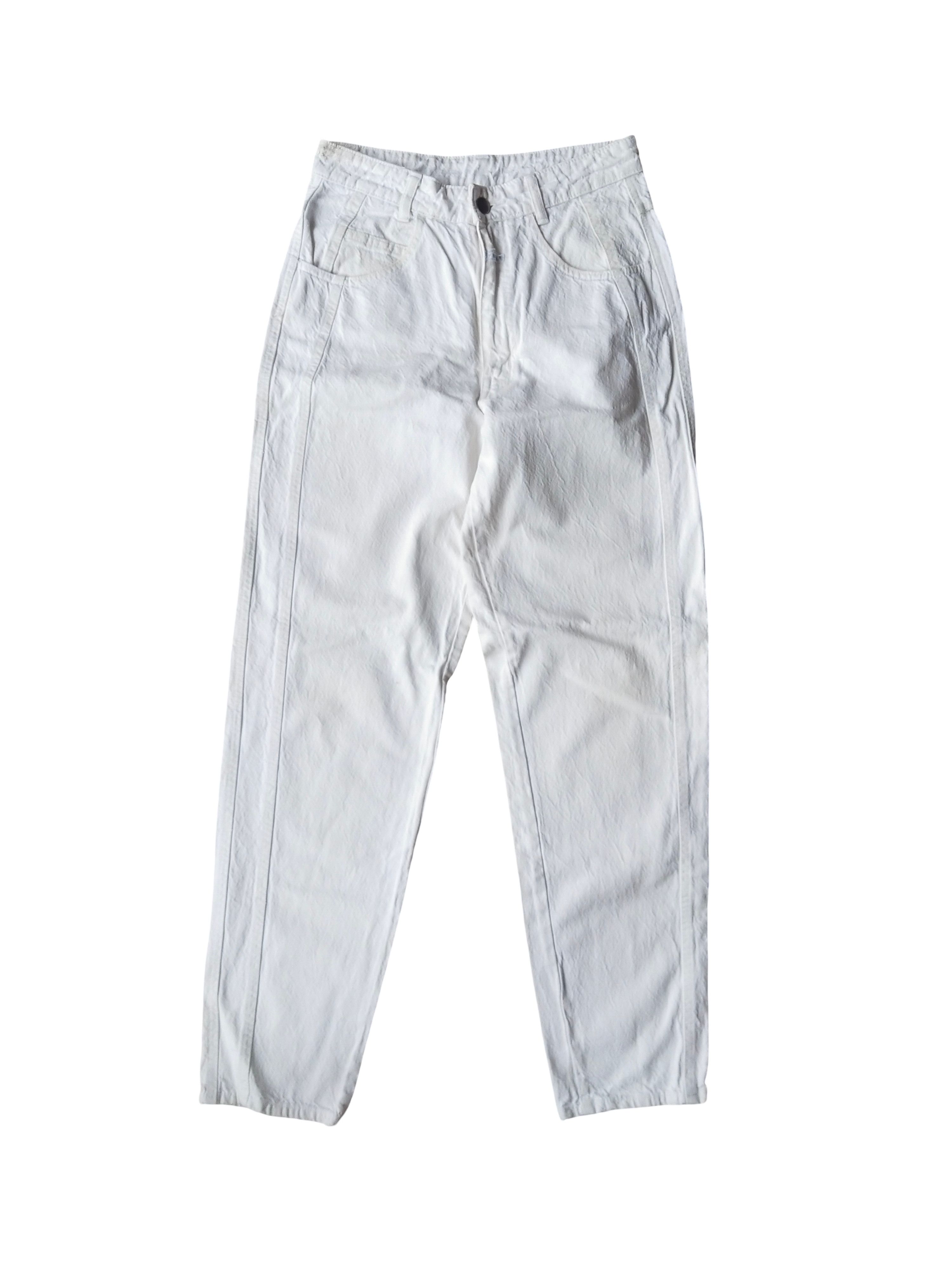 Edwin Vintage 90s Edwin White Tapered Denim Pants Size US 28 / EU 44 - 1 Thumbnail