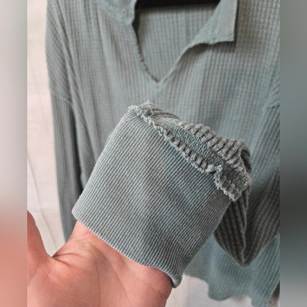 Other Altard State Waffle Knit Top in Blue/Green Size S / US 4 / IT 40 - 3 Thumbnail
